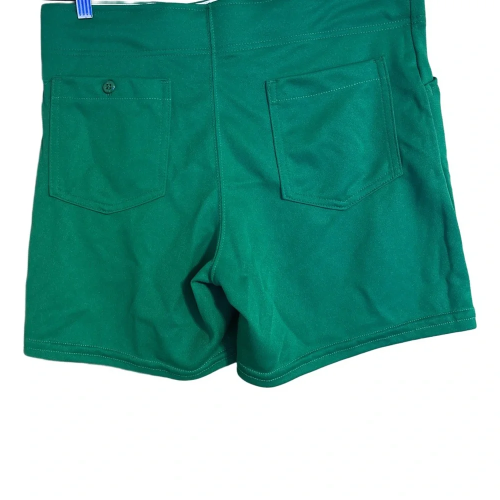 Vintage 80s MacGregor Green Polyester Sporty Baseball 🏈🎾🏀⚾️ Hugger Shorts 36/38